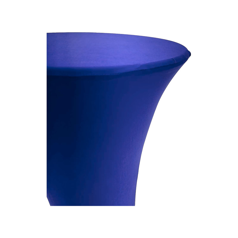 F-HT102-PR Vella high table with purple stretched cover