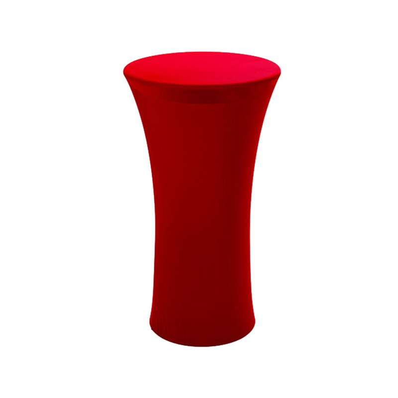 F-HT102-RE Vella high table with red stretched cover