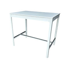 Roque High Table - White ​F-HT117-WH
