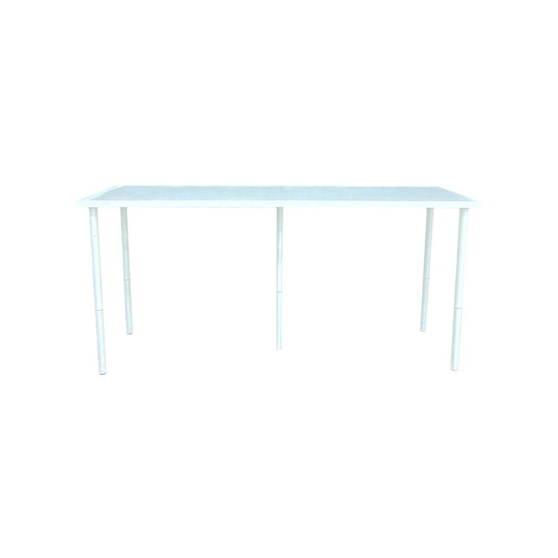 F-HT122-WH Normann high table with white wooden top & adjustable legs