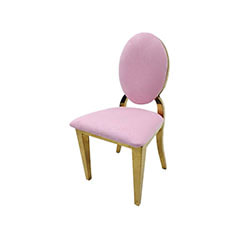 Kids Gold Dior Chair - Light Pink ​F-KC133-LP