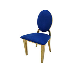 Kids Gold Dior Chair - Midnight Blue ​F-KC133-MB