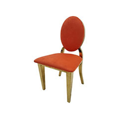 Kids Gold Dior Chair - Orange ​F-KC133-OR