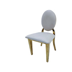 Kids Gold Dior Chair - Silver ​F-KC133-SI
