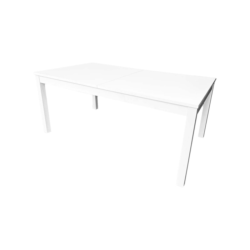F-KT117-WH Zen kids table with white spray painted top and legs