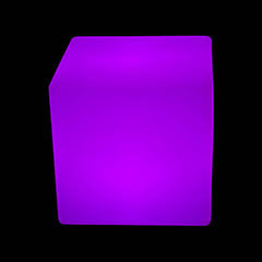 Luxe LED Cube Seat - ​Multi-Coloured ​​F-LD106-MC
