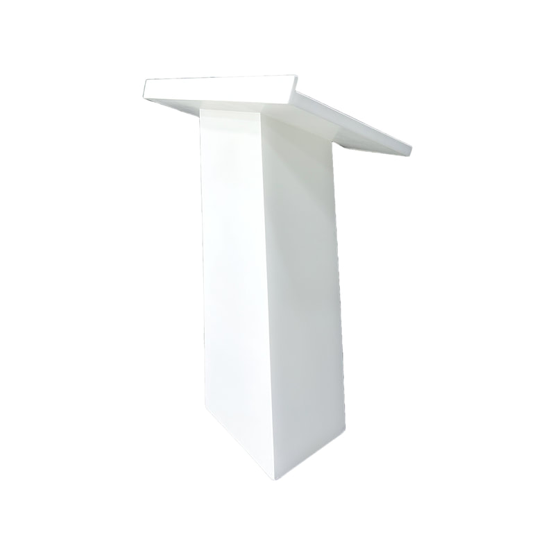 F-LE101-WH Type 1 lectern in white paint finish