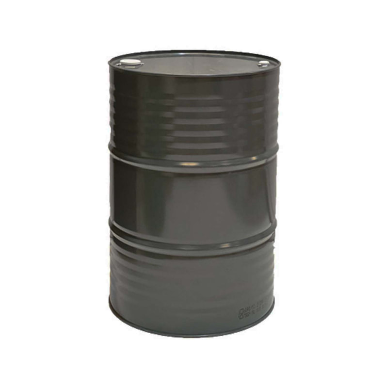 F-OL101-GY Oil drum in grey paint finish