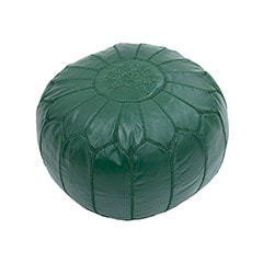 Moroccan Pouffe - Emerald Green ​F-PF101-EG