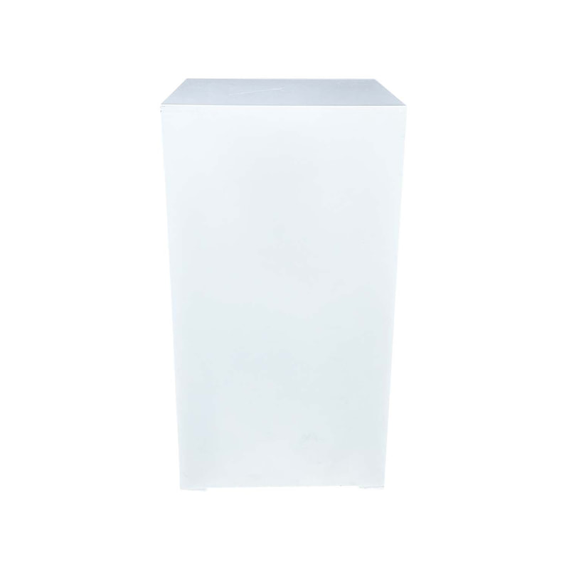 F-PN109-WH Type 9 Plinth in white paint with acrylic top