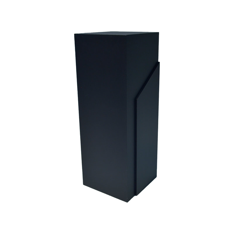 F-PN110-BL Type 10 Plinth in black paint with side panel