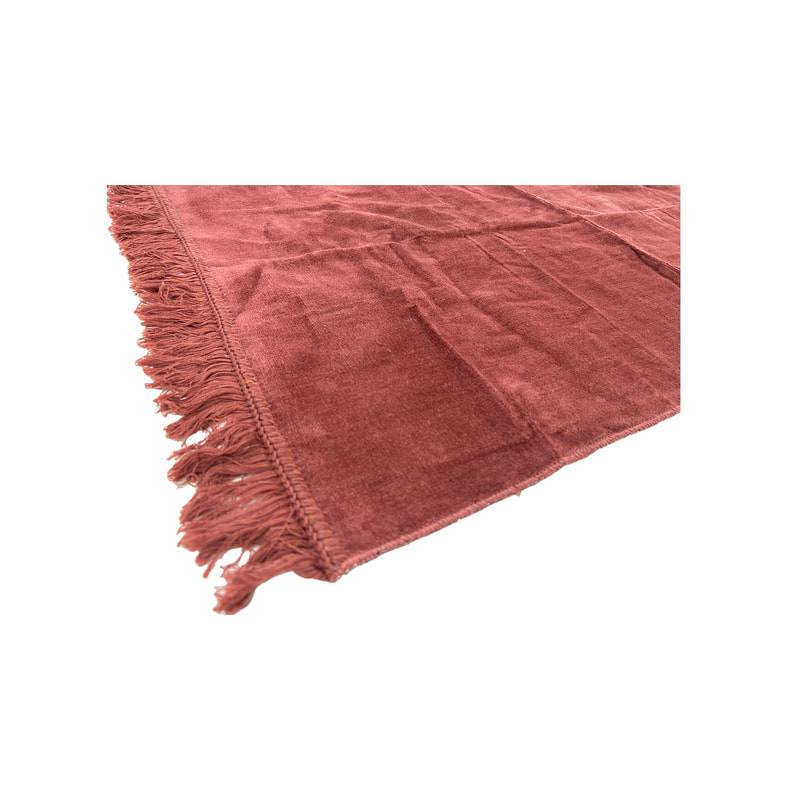 F-PR113-PI Blissful prayer mat in pink suede fabric