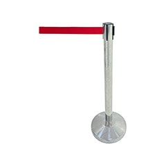 Retractable Barrier - Red / Silver F-RB102-RE