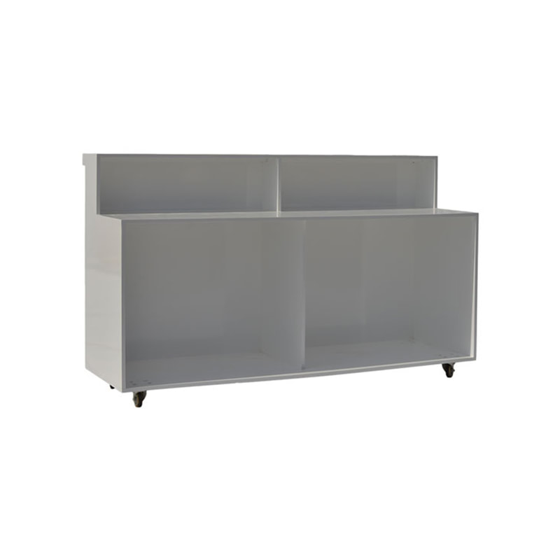 F-RC102-WH Type 2 reception counter in white paint finish 