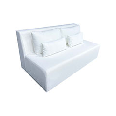 Cansu Double Sofa - White F-SD170-WH