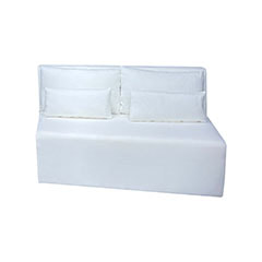 Cansu Angled Sofa (R) - White   ​F-SD172-WH