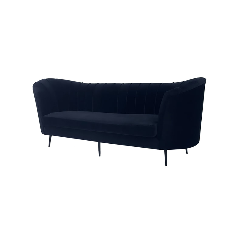 Monroe Sofa - Black F-SF104-BL