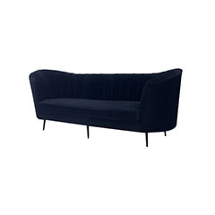 Monroe Sofa - Black  ​F-SF104-BL