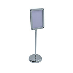 Signage Stand A4 - Type 2 - Silver  F-SS102-SI