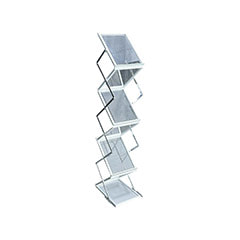 Brochure Stand - Type 1 - Silver    F-SS103-SI