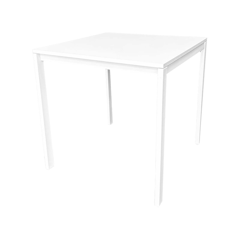 F-TA101-WH Mila square table in white