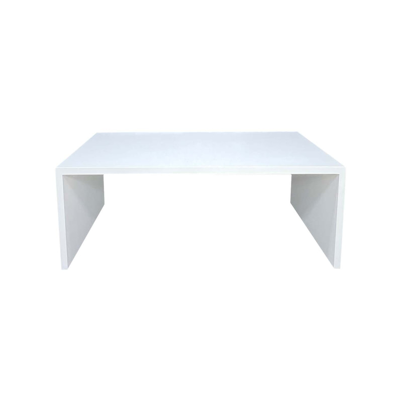 F-TA105-WH Niles rectangular table in white