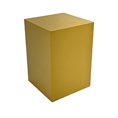 Table Plinth - Type 3 - Mustard Yellow F-TP103-MY