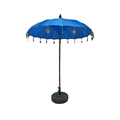 Balinese Umbrella - Blue  F-UM201-BU