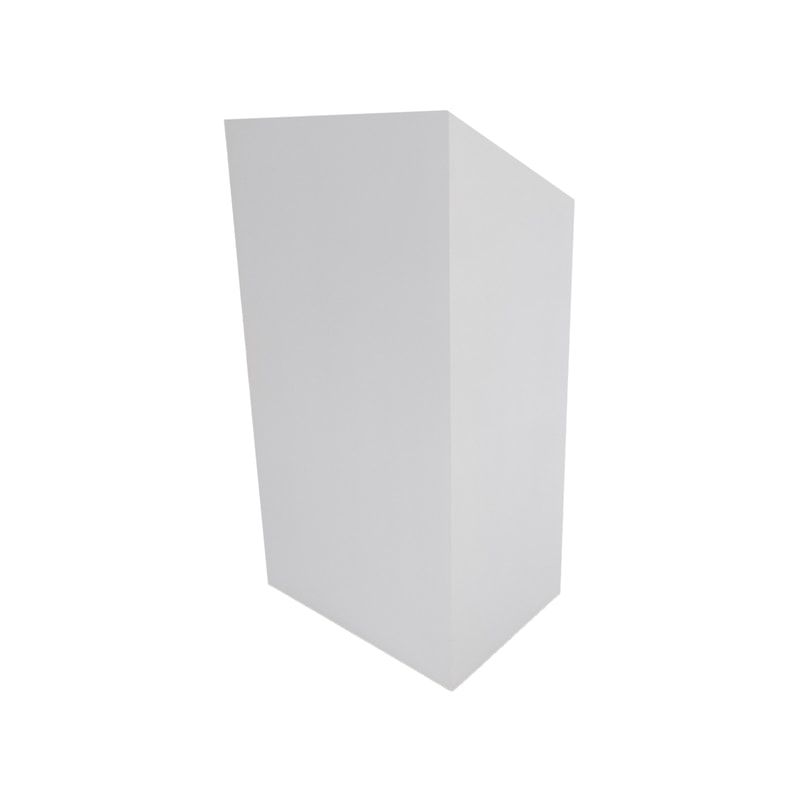 F-LE160-WH Type 6 lectern in white paint finish