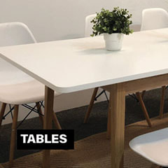 Evolution Furniture - Tables to rent UAE and Saudi Arabia